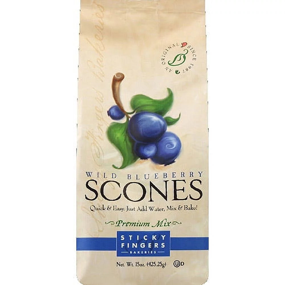 Mix, of 15 Blueberry Scones Premium Sticky 6) Bakeries Wild oz, (Pack Fingers