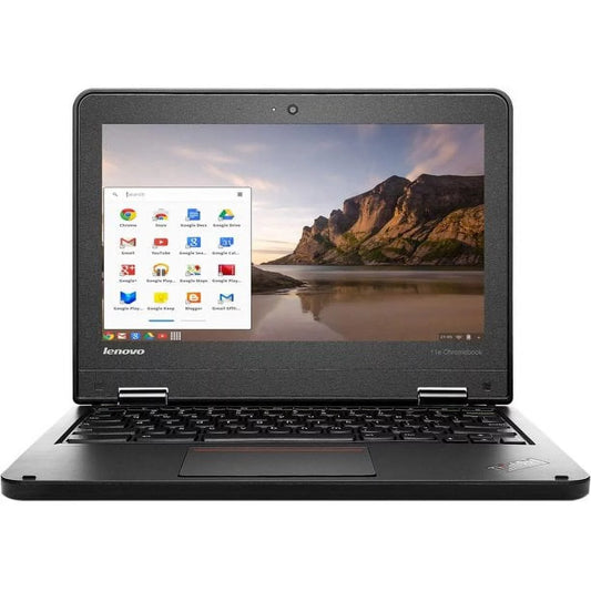 (Refurbished) Lenovo 11e 4GB Chromebook - Intel N Restored 16GB RAM 11.6" Thinkpad Celeron Storage