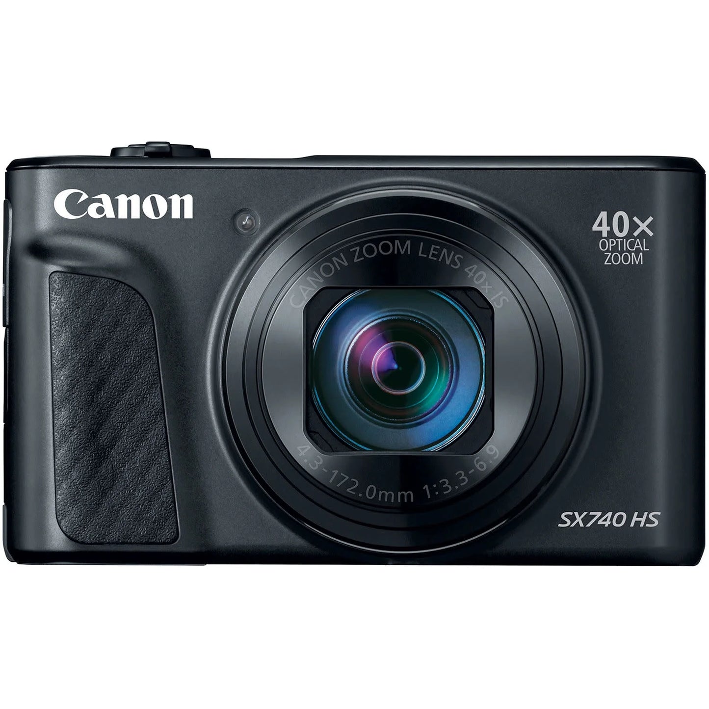 PowerShot CMOS Megapixel Canon Camera, New, SX740 Digital 4x HS Black 20.3