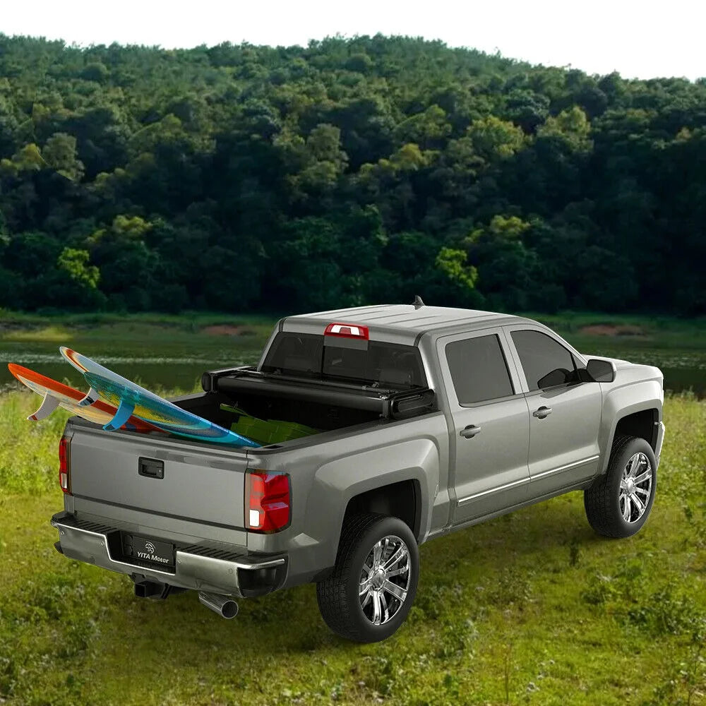 1500 ft Tonneau Ledkingdomus 8 3500 Bed for Quad-Fold Ram 2500 96.3" Dodge Soft Cover 2002-2023