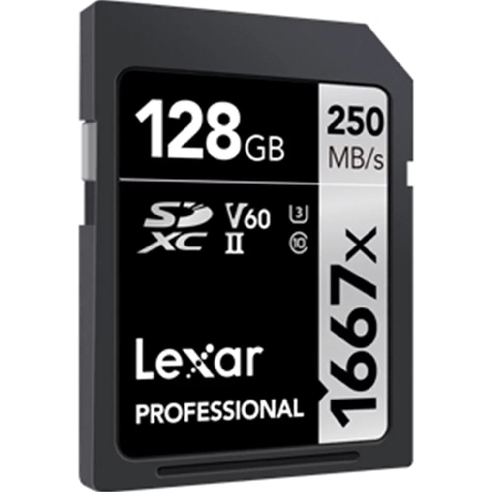 128GB 2 LRW 3.2 with 1667x B/SD Bundle Gen Type SDXC Memory Card and 128GB Type Memory B CFexpress Series Card LCXEXSL128G-RNENG 520 SILVER Professional USB Card CFexpress Reader Lexar