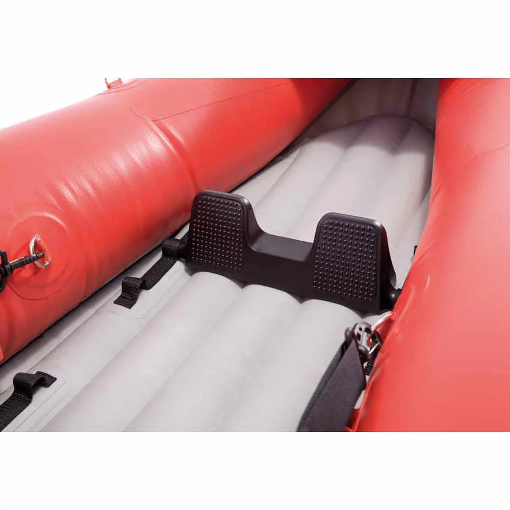 Vinyl Person (3 & Inflatable Excursion with 2 Oars Pump, Kayak Pro Pack) Red