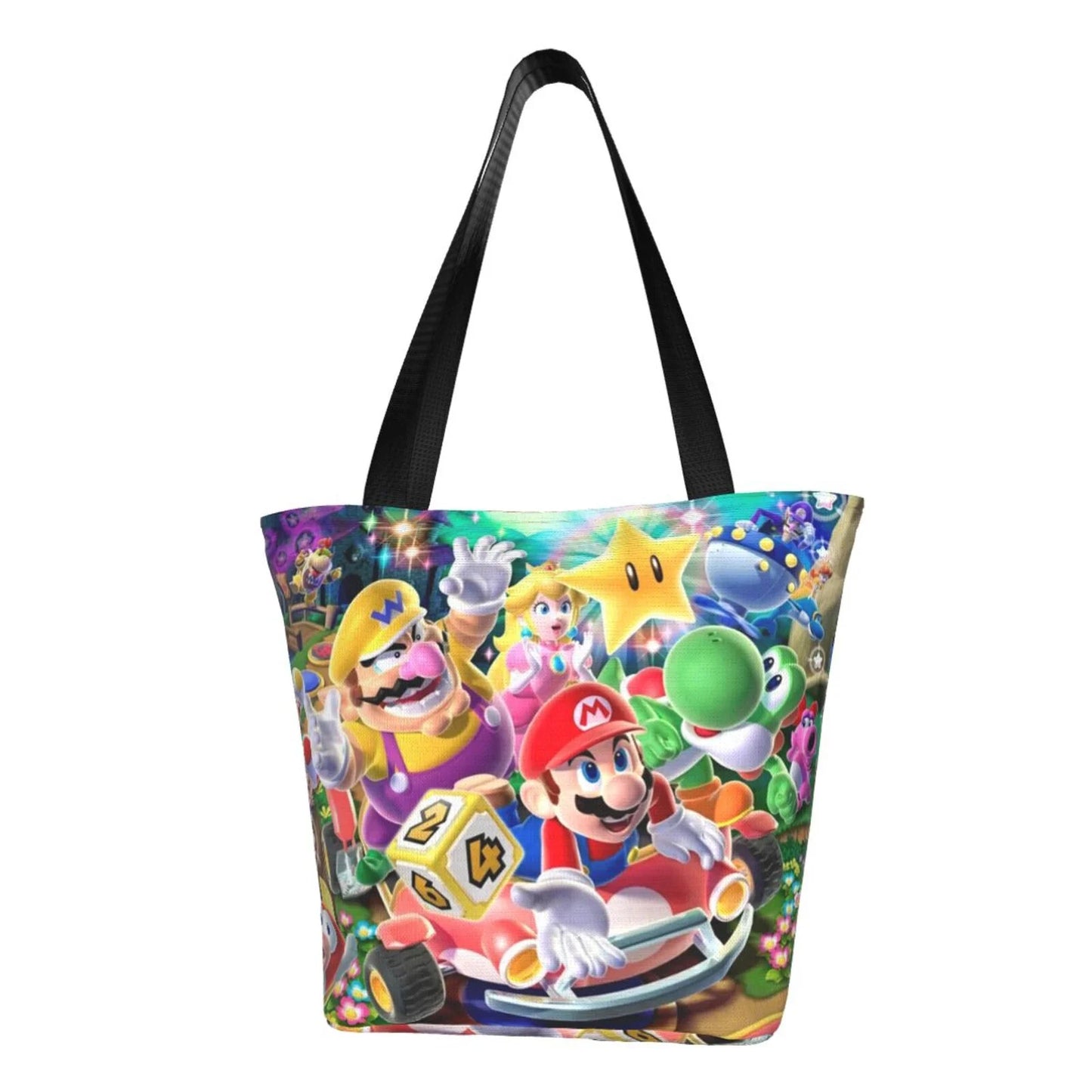 Women's Large Business Work Mario Super Tote For Handbag Capacity Poster Shopping Bag Beach Travel Shoulder School