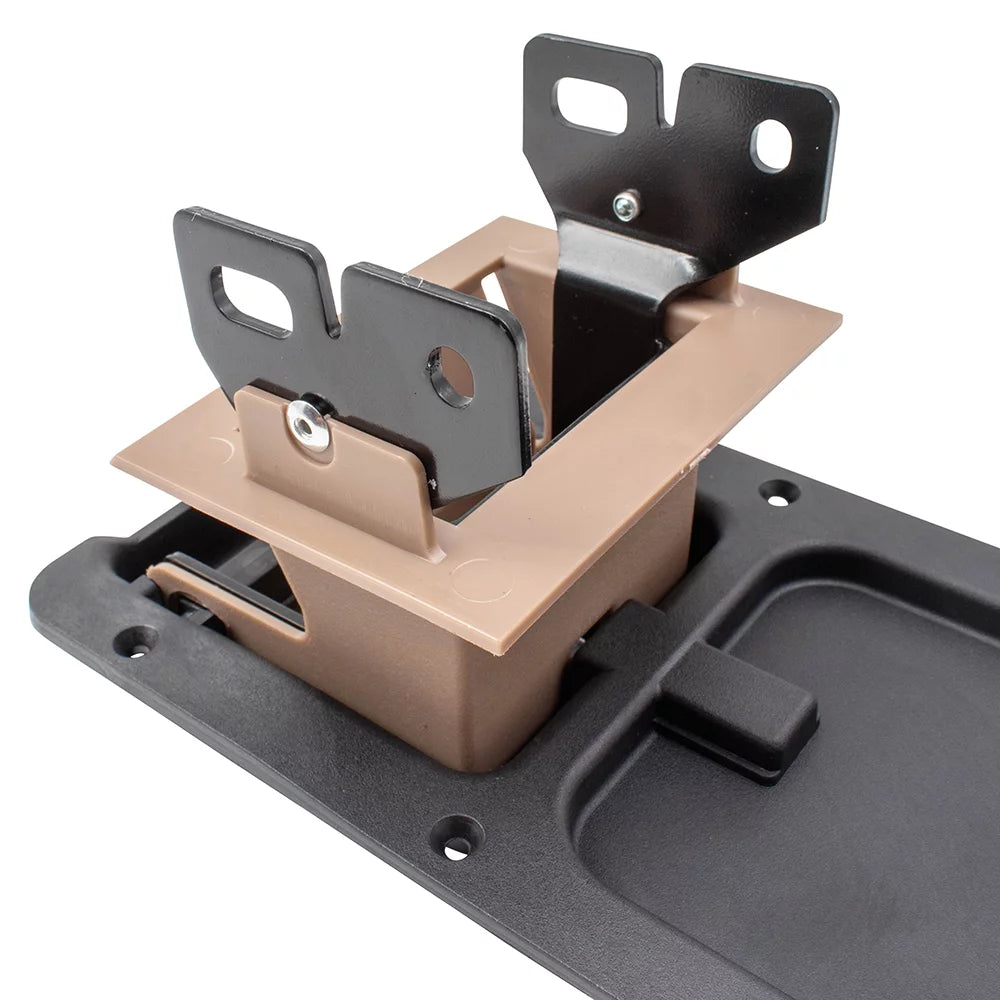 Armrest Ranger & 3L5Z10047A20AAA Pickup Base 04-11 Center Brock Hinges Replacement Truck with Console Kit Full Tan Repair Compatible