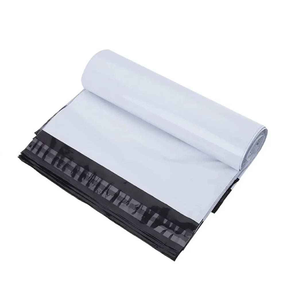 12x15.5 Poly Mailers 400 White NefLaca Pack