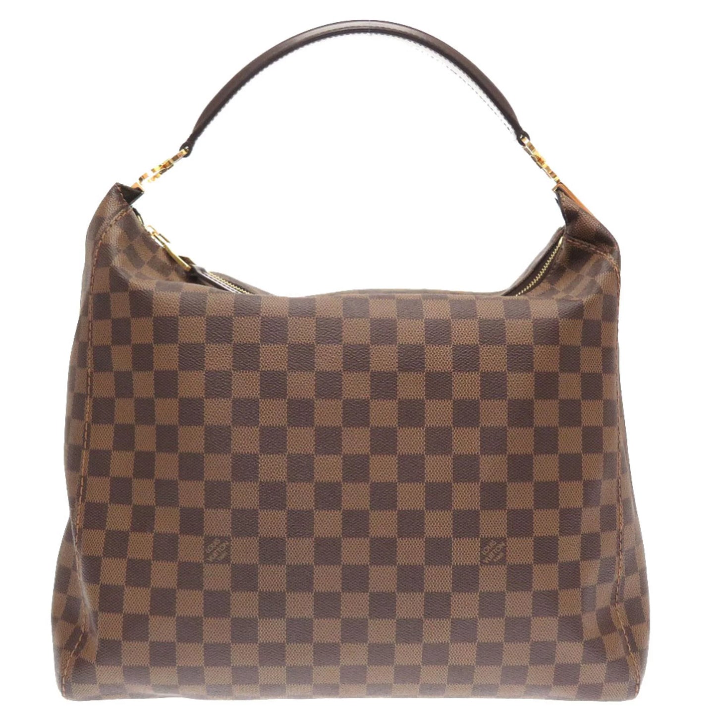 Bag VUITTON (Good) Portobello PM Louis Pre-Owned N41184 LOUIS Shoulder Damier Vuitton