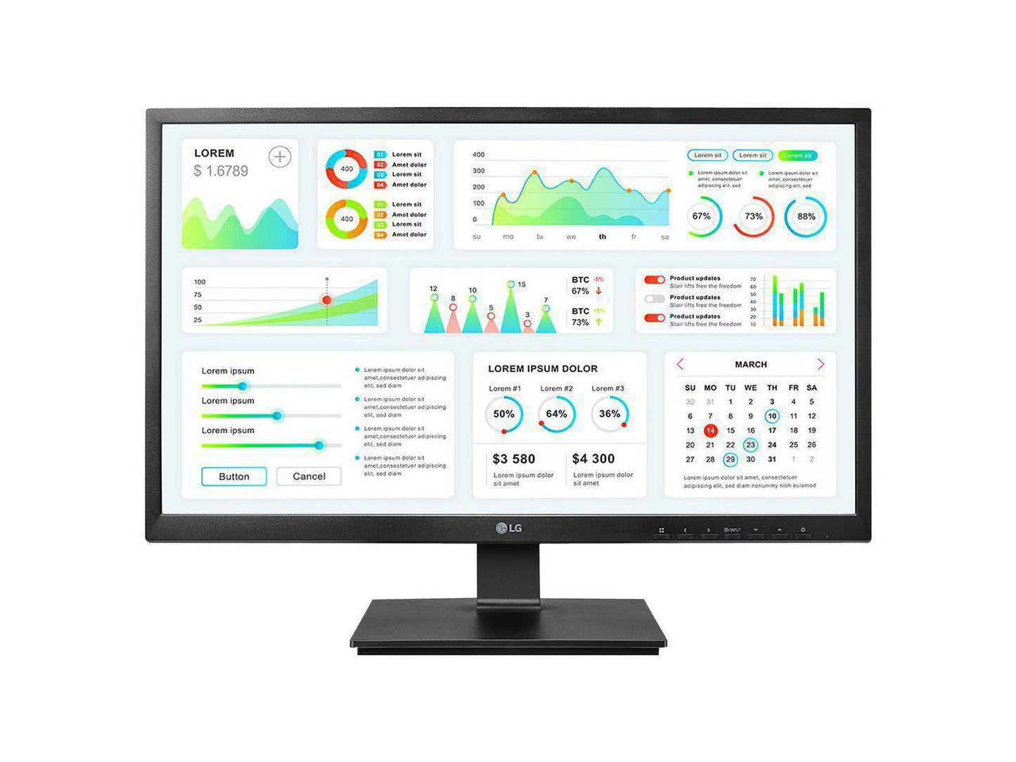 Monitor HD PCoIP LG Zero Full Client 24" TERA2321 24CK550Z-BP 1920x1080 IPS