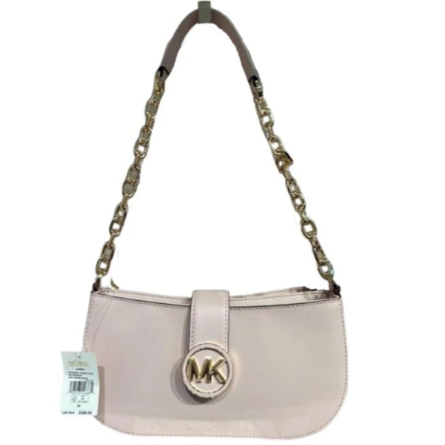 Carmen Pouchette Blush) Womens Kors Michael 35F2GNMC0L-424 XS Leather Bag Shoulder (Powder