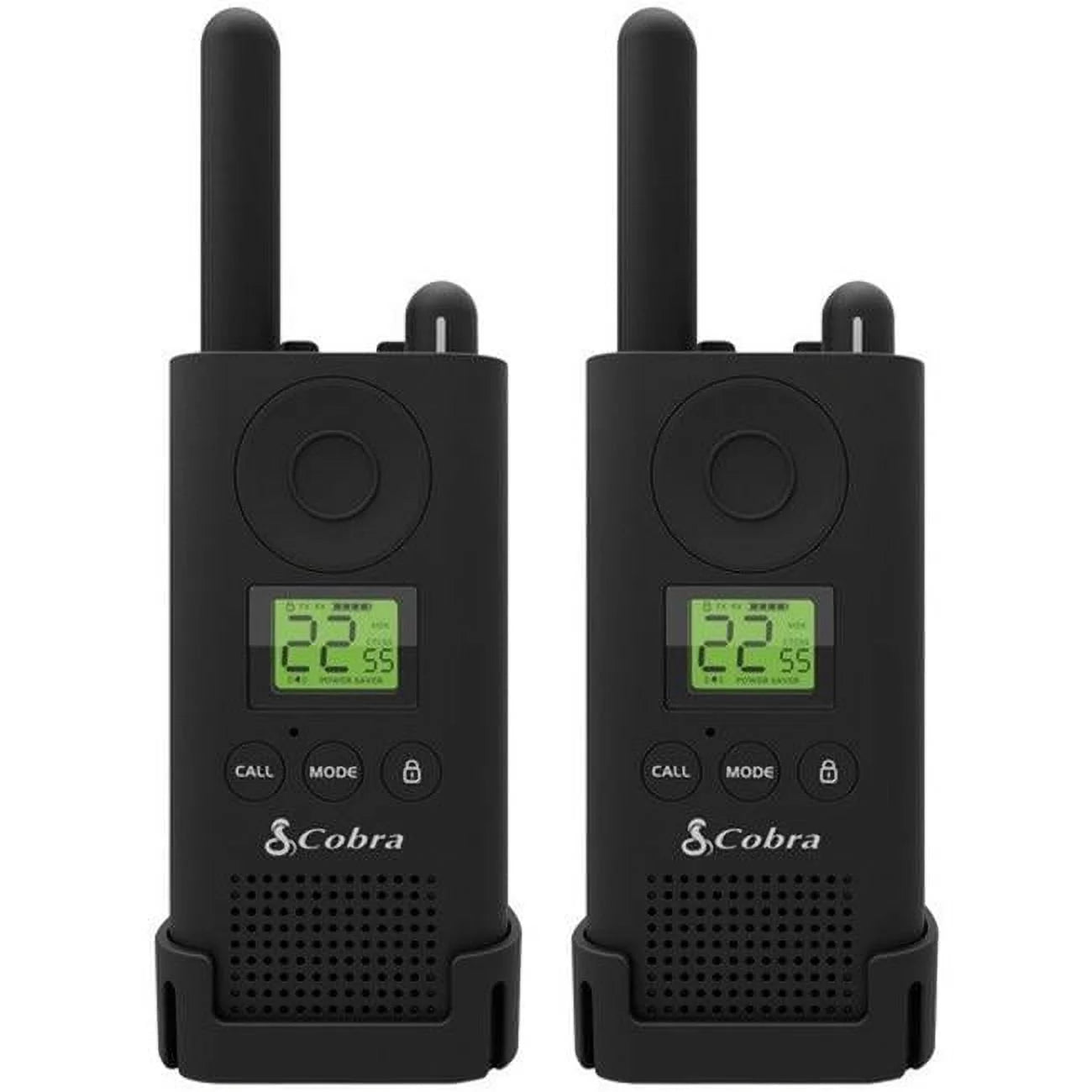 Black, Pack Radios Cobra® CBA-PX880 2 MicroTALK Two-Way Of Radios,