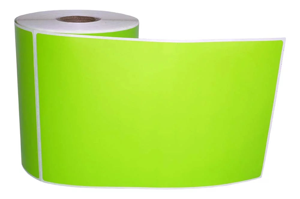 Rolls 15 GREEN Eltron Shipping Thermal Label Compatible with 4"x6" Zebra Color Direct Printers