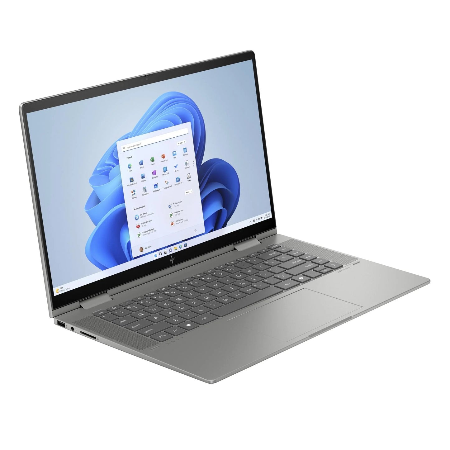 15.6" ENVY Mineral HP Windows silver, 155U, Laptop, 15-FE1057NR 11 SSD, Intel FHD Ultra 9R1M2UA#ABA x360 16GB 7 512GB LPDDR5, Touchscreen Core Home,