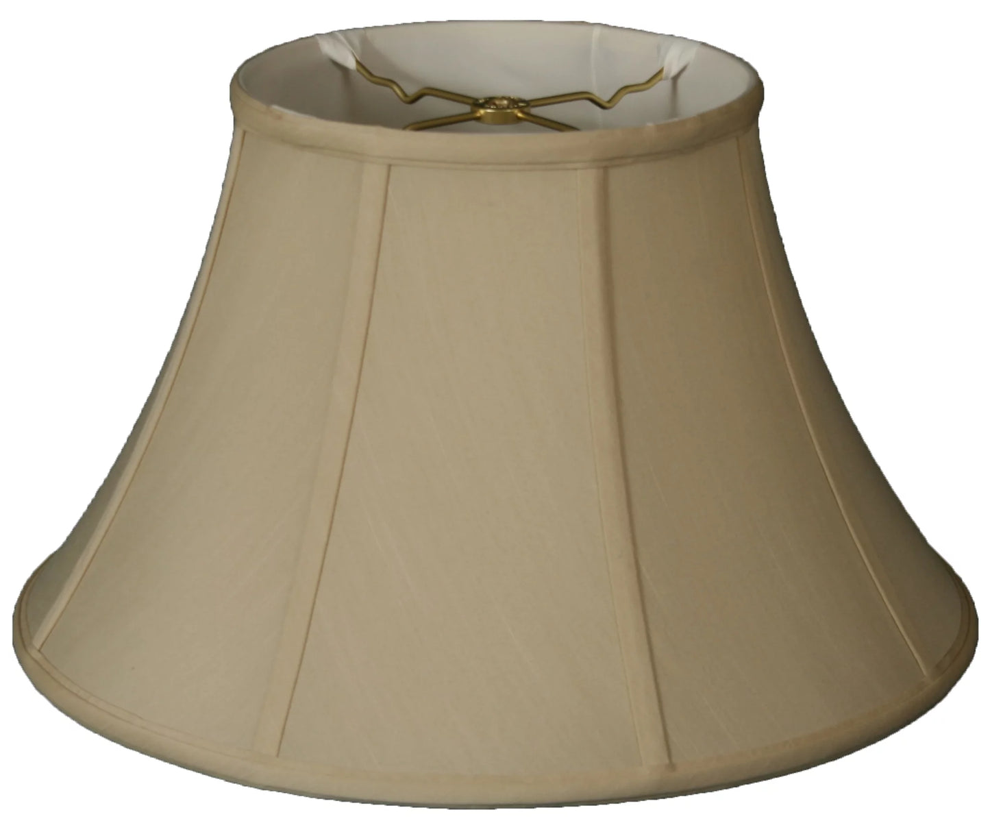 Designs Cut Corner Beige Shade Royal 10" Inverted Square Lamp