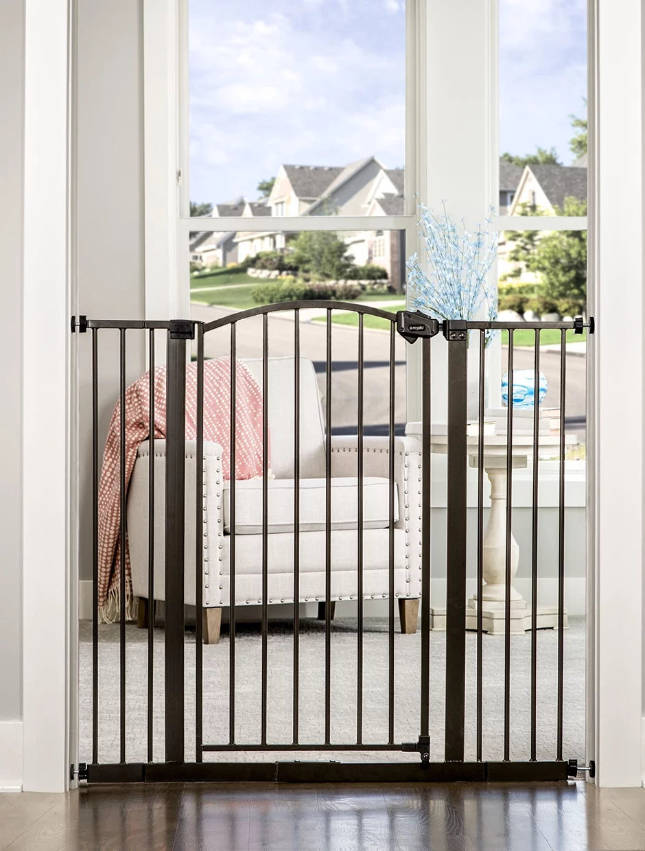 Bronze 24 Months, Décor Tall Baby Gate, Regalo Extra Age Gate to Arched Baby Group Safety 6