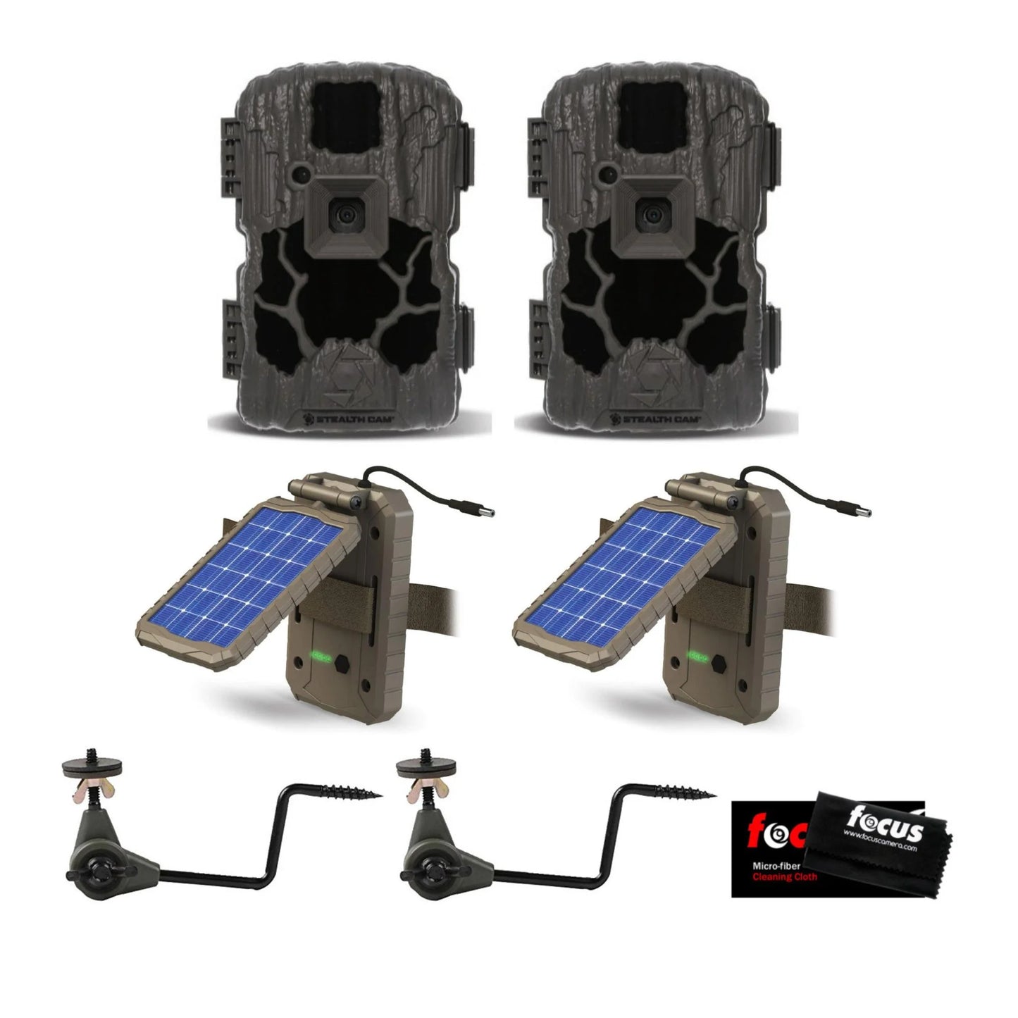 Prevue Stealth Mount Camera PXV26 Trail and Battery Solar 26-Megapixel with Bundle Cam Wireless