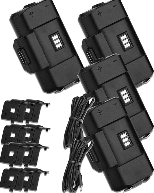 Pack 4x with Series Battery For Controller Rechargeable X/S Covers XBox X/S 8pcs One Battery