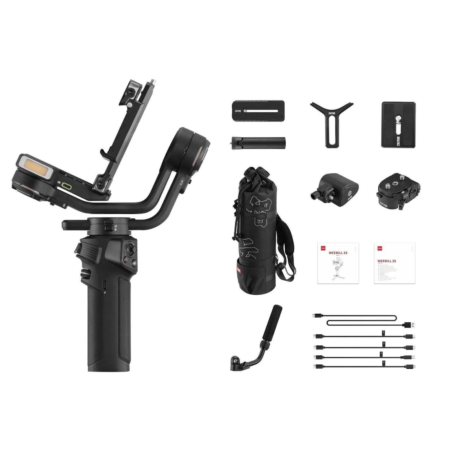 3S Zhiyun and Card Mirrorless for Bundle Reader with Cameras Handheld Stabilizer DSLR Gimbal Weebill