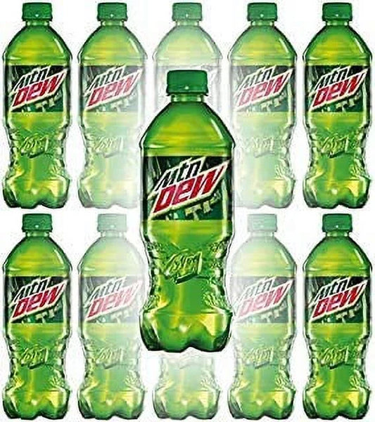 Oz Of Soda Total 20 Bottles OZ) Of 320 FL Mountain Dew 16, (Pack (MTN)