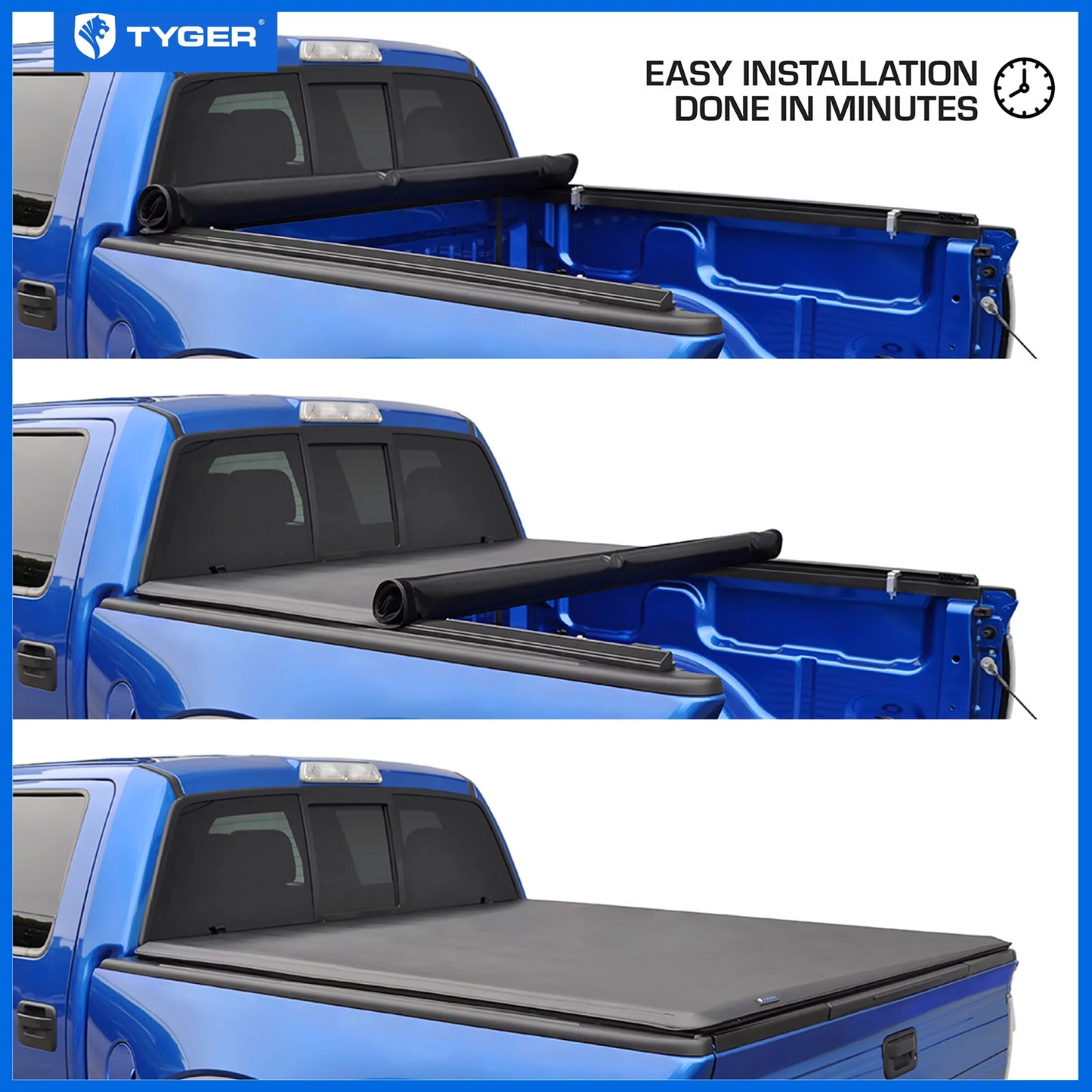 Truck Vinyl with Auto TG-BC1N9057 Tyger Tonneau T1 Cover Compatible Soft 2022-2023 Frontier 5' Bed | | | Bed Roll-up Nissan