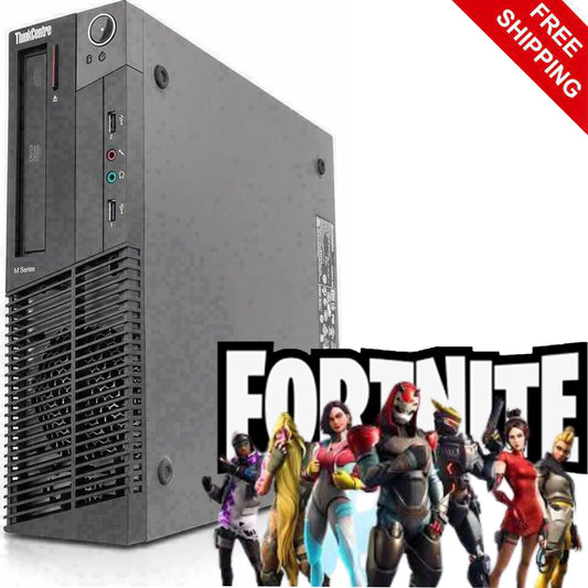 WIFI For Fortnite 10 Windows Pro Gaming Computer 128GB PC SSD+1TB Lenovo 16GB Core i5