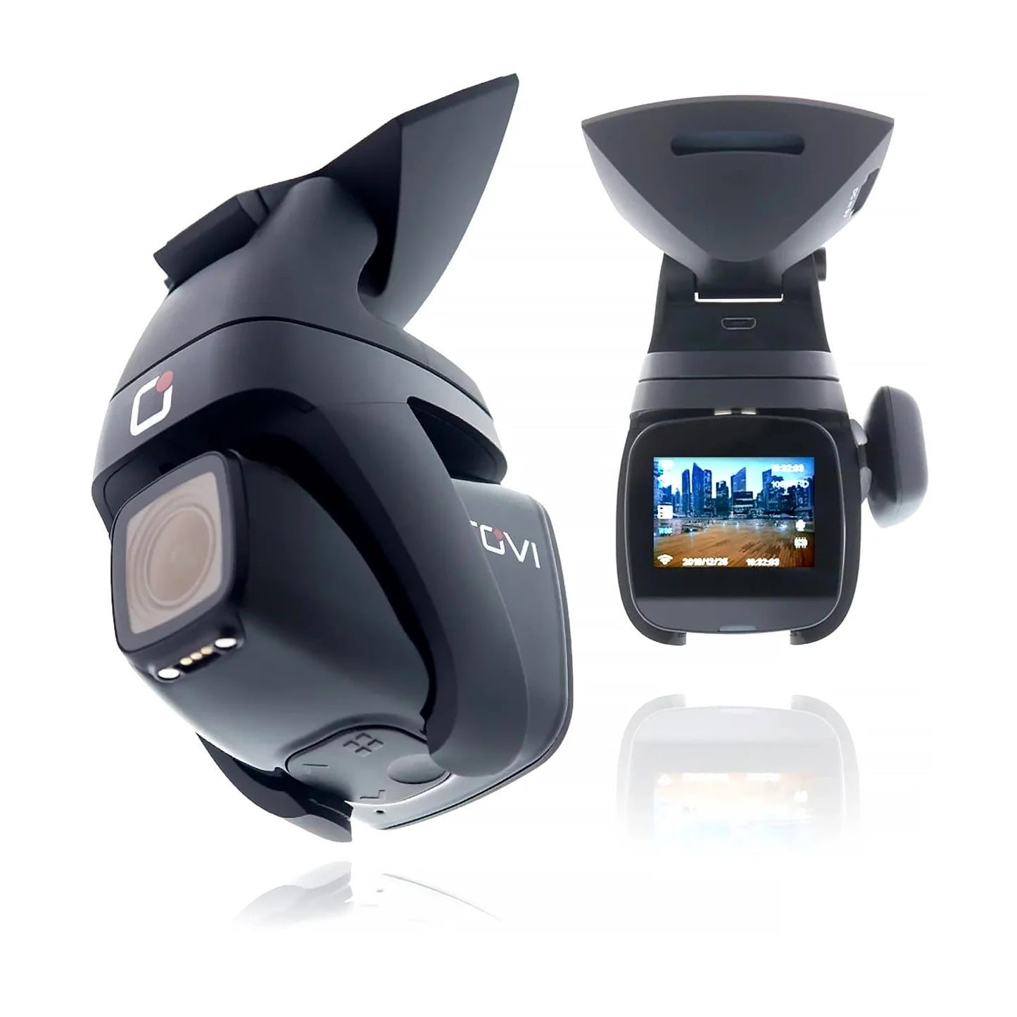 Video Wi-Fi, Camera Full Dash Mount GPS, Rovi Degree 1080p Magnetic Impact Loop Panoramic with 360 and High CL-6001 HD Screen Detection Definition 1.5 Car Inch Recording, Recorder Wide Rotation