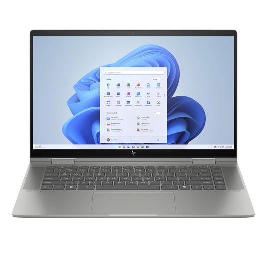 15.6" ENVY Mineral HP Windows silver, 155U, Laptop, 15-FE1057NR 11 SSD, Intel FHD Ultra 9R1M2UA#ABA x360 16GB 7 512GB LPDDR5, Touchscreen Core Home,