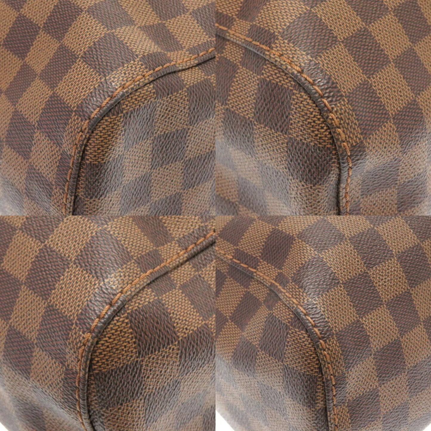 Bag VUITTON (Good) Portobello PM Louis Pre-Owned N41184 LOUIS Shoulder Damier Vuitton