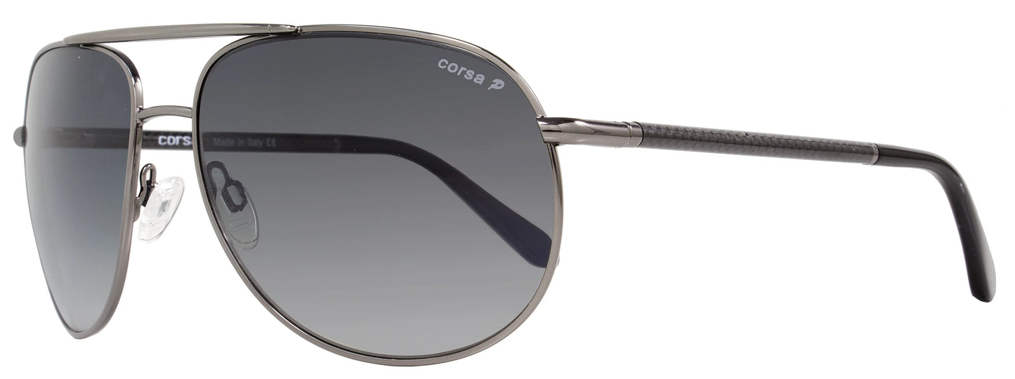 C06 Sunglasses Gunmetal/Carbon Fiber Corsa Marko Aviator Polarized