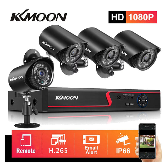 KKmoon Video Recorder, DVR Digital 8CH Remote Phone Full Recorder Monitoring 1080P HD with CCTV