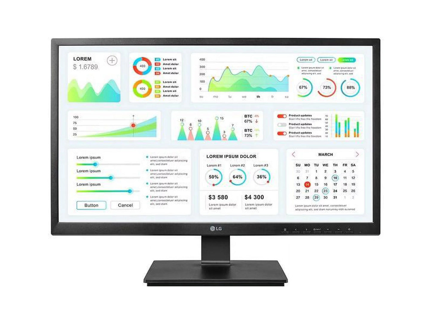 Monitor HD PCoIP LG Zero Full Client 24" TERA2321 24CK550Z-BP 1920x1080 IPS