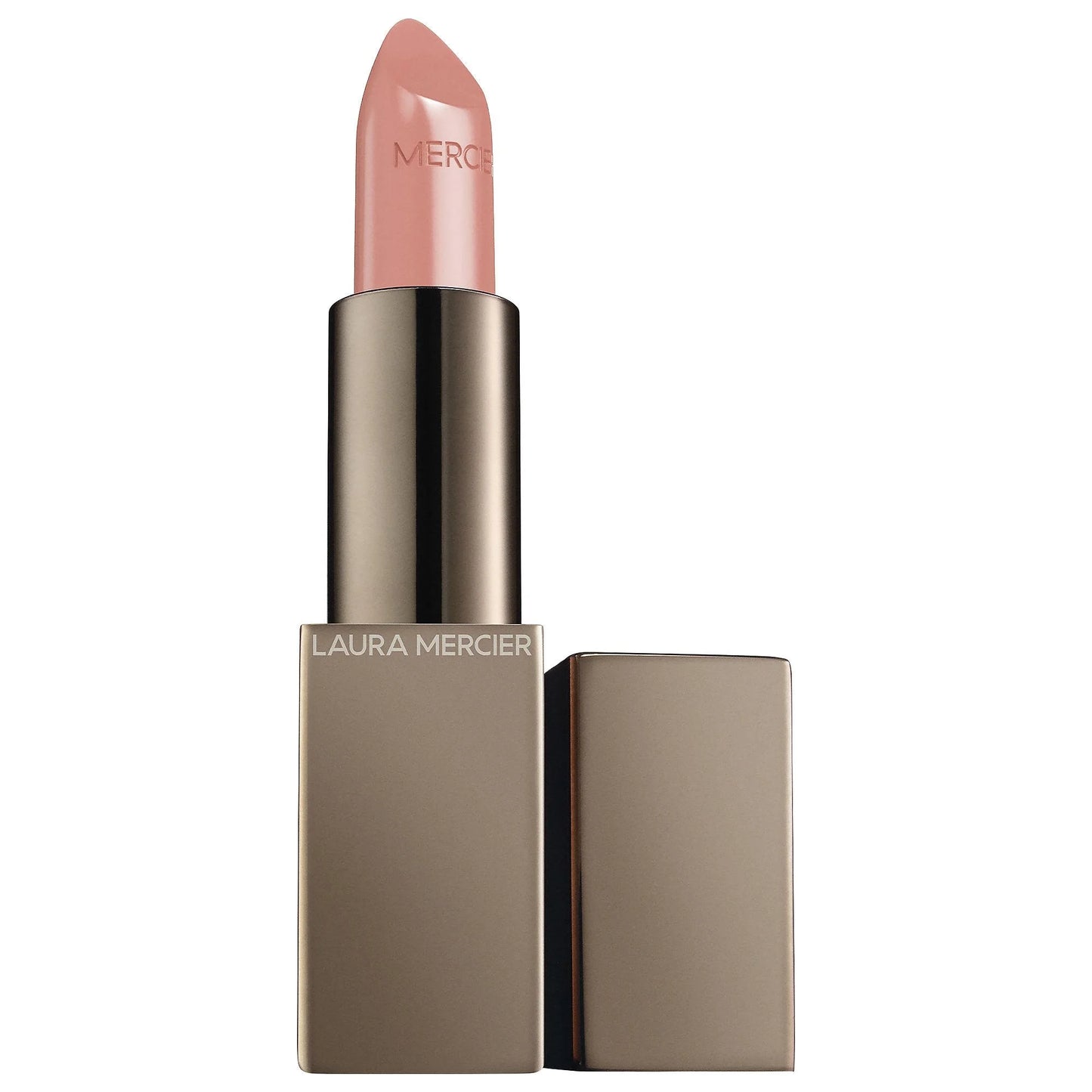 Rouge Laura Cream nude Lipstick brown Silky Essentiel Mercier Nude - Naturel - peach