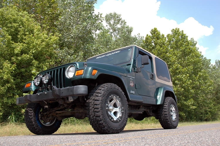 4CYL Jeep Wrangler | | Kit Suspension 1997-2006 Country 652 TJ (fits) Springs Lift System | LJ Rough Lifted 2.5"