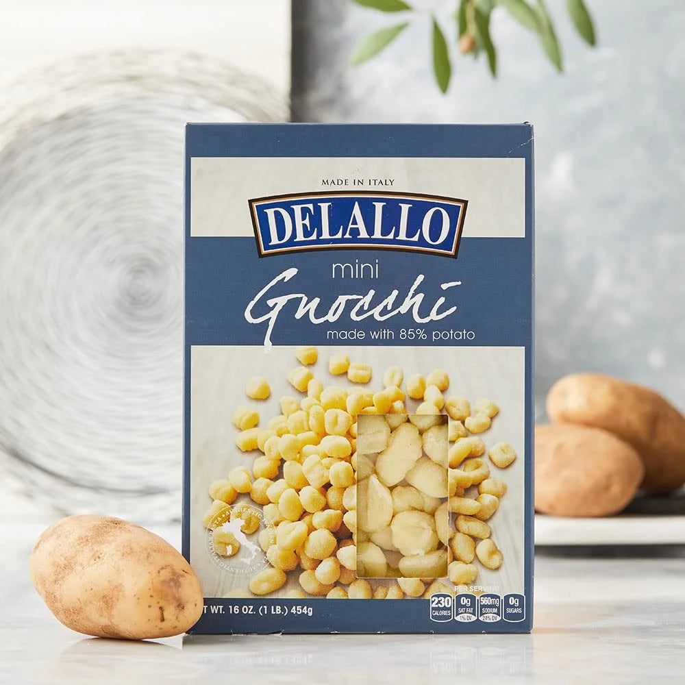 Mini DeLallo 1lb, Potato Gnocchi, 12-Pack