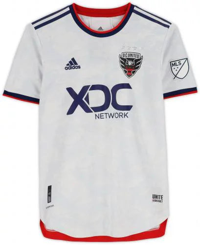 Autographed the from Authentic M United Season - #3 MLS Size Odoi-Atsen Jersey Chris Match-Used Certified White - 2022 Fanatics D.C.