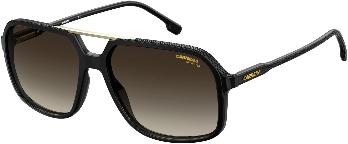 59mm Plastic CA Carrera 229/S Sunglasses Square Unisex Black/Brown Adult