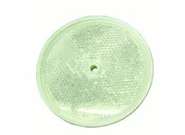 (100 Pack) Reflector Cortina Clear Dia. 3-3/8" Center Hole - Mount 13-099-41 -