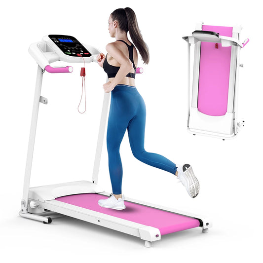 Workout Gym Easily for Motorized Treadmill for Machine Save Electric Jogging Apartment, Walking Folding Fitness Home, Small Space Install, Running