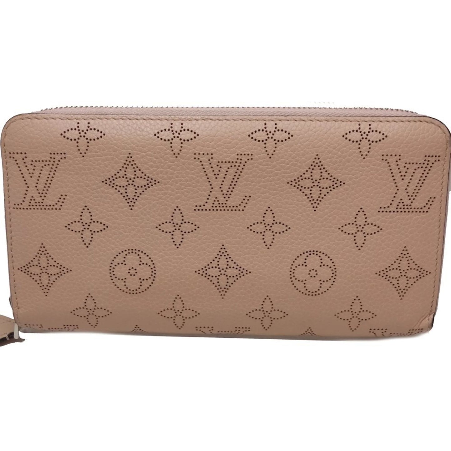 M61868 (Good) Wallet Pre-Owned Zippy Mahina Monogram Magnolia VUITTON (Pink) 083014 Long LOUIS