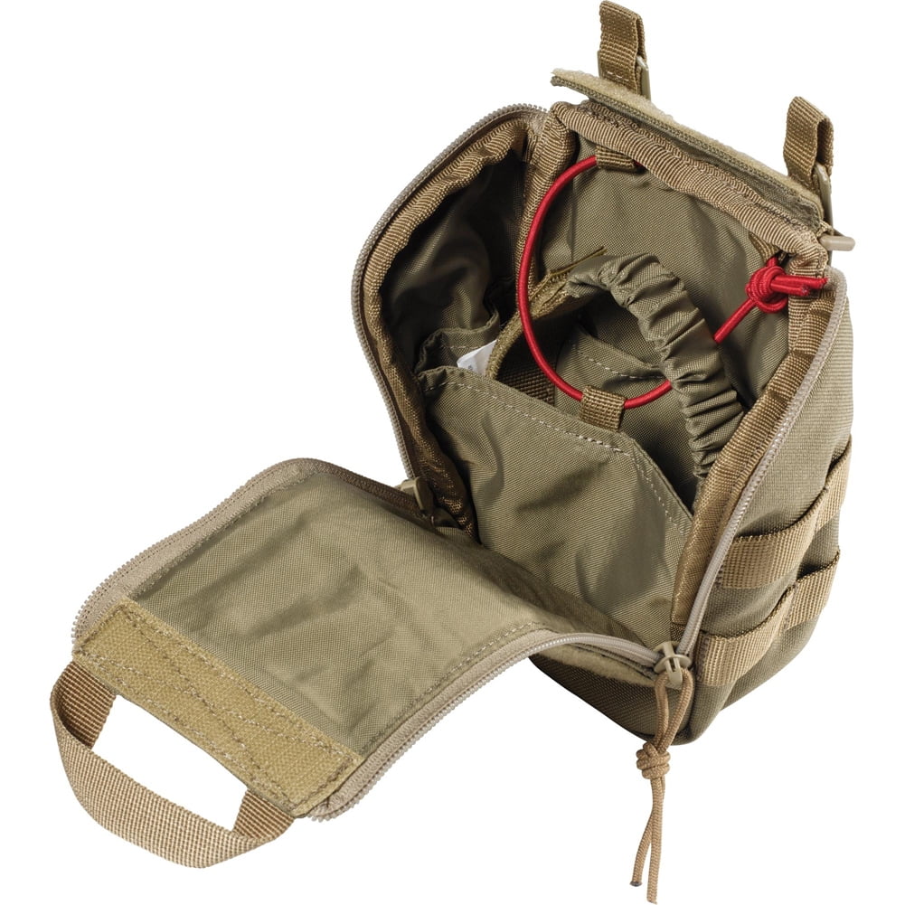 Vehicle's Ready IFAK MOLLE Pouch, Tac Sandstone UCR Compatable, Headrest Accessory