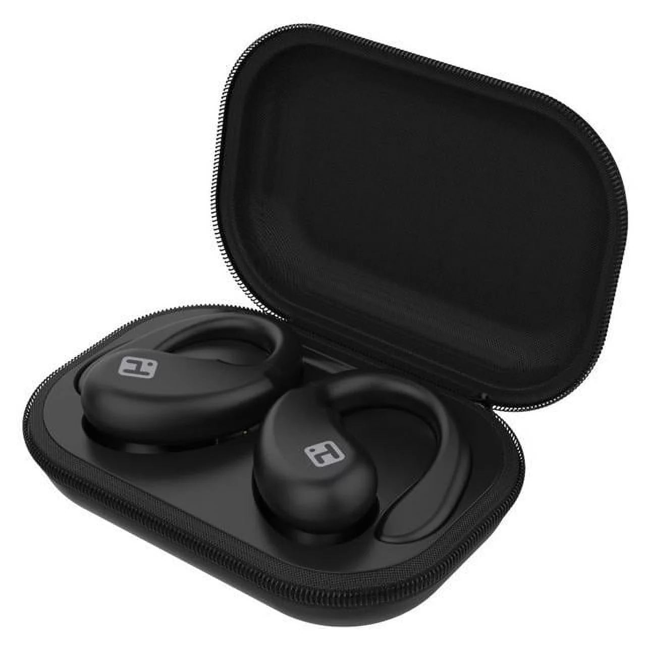 Sporty Zip-Case Secure Design Ergonomic Earbuds and TWS with Bluetooth XT-33 Fit (BE-204)