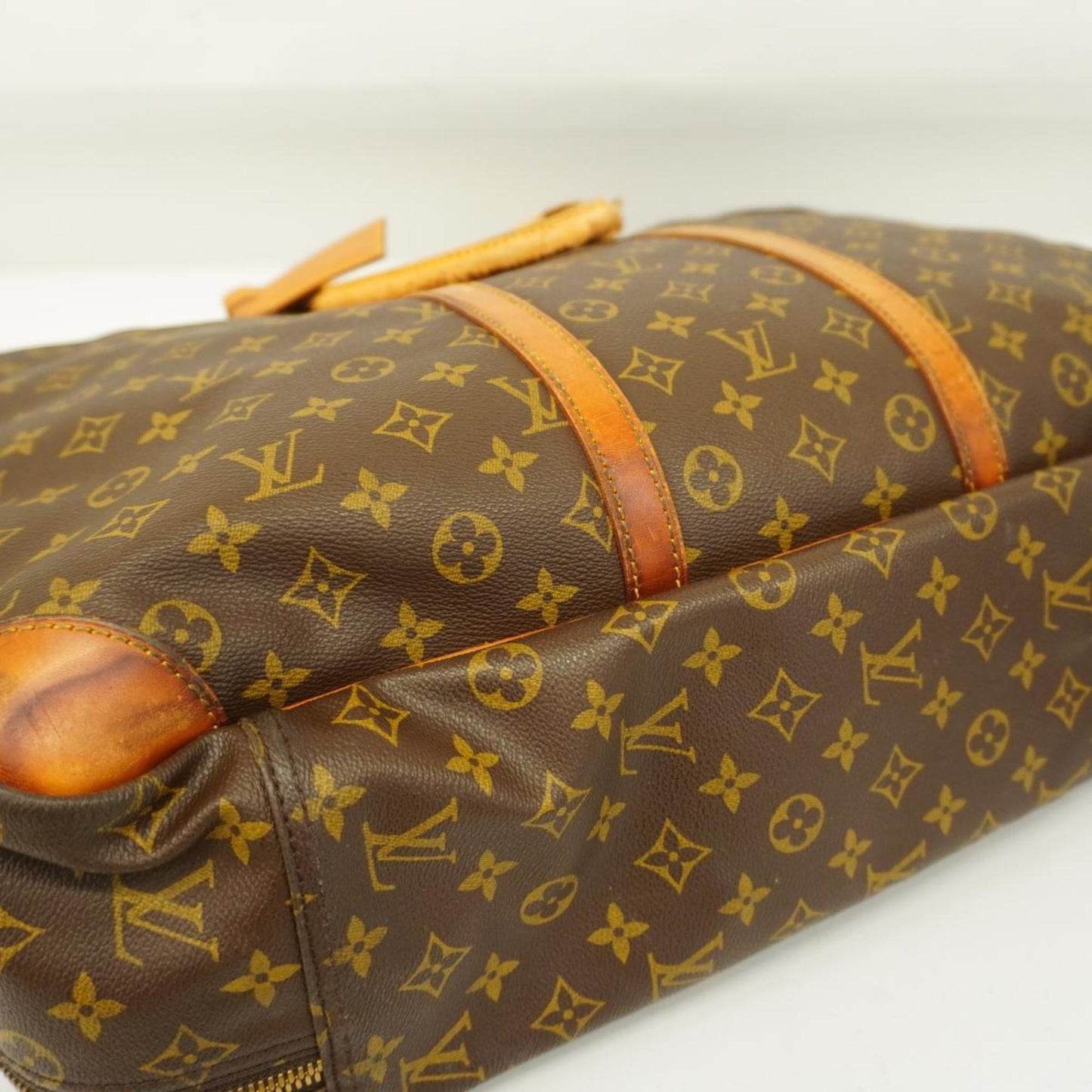 Brown Sirius Monogram 50 Women's Pre-Owned (Good) M41406 Bag Boston Vuitton Louis Men's