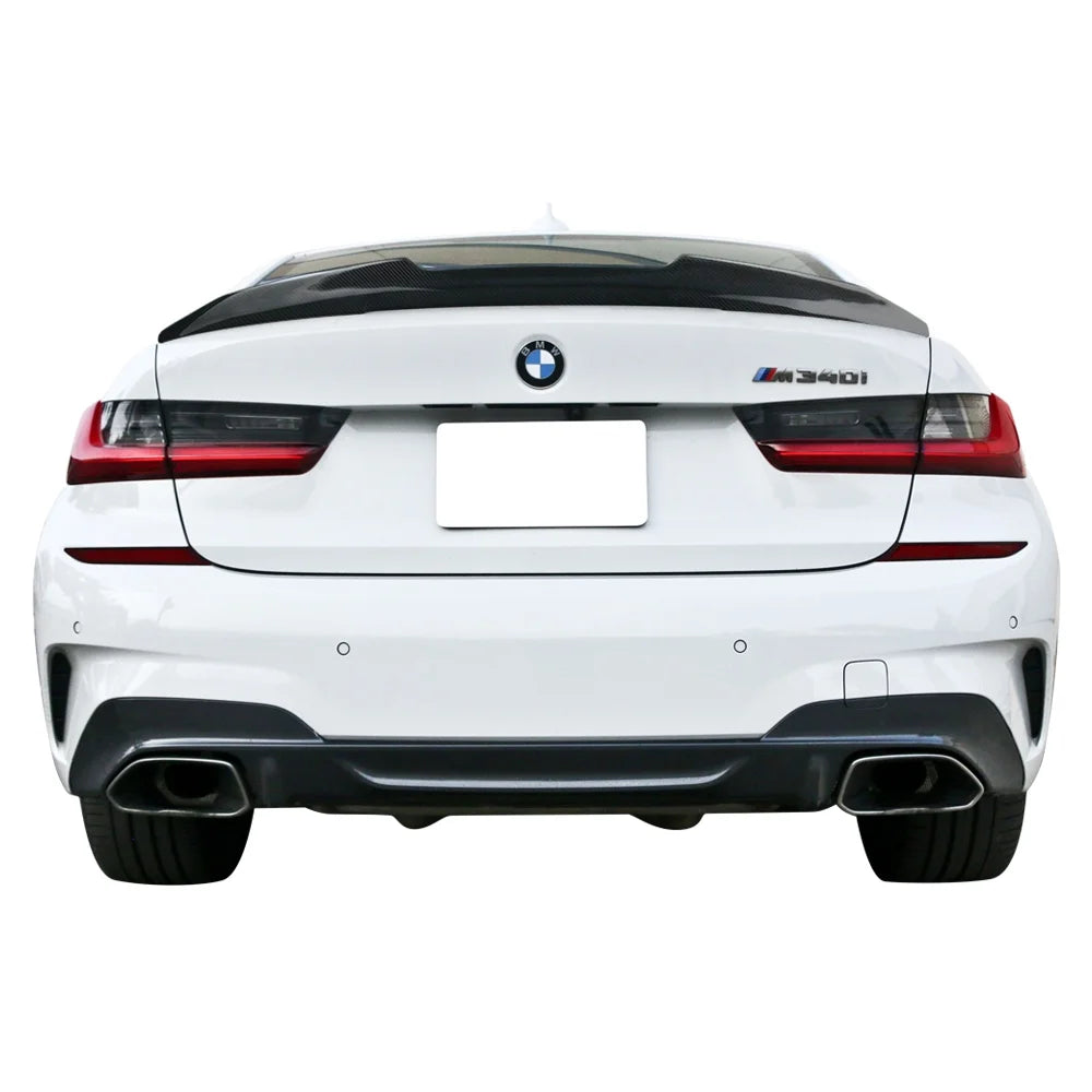 Rear Trunk 2020 19-23 Ikon with G20 2019 Wing Fiber 3-Series Motorsports Carbon PSM Style Spoiler BMW Compatible