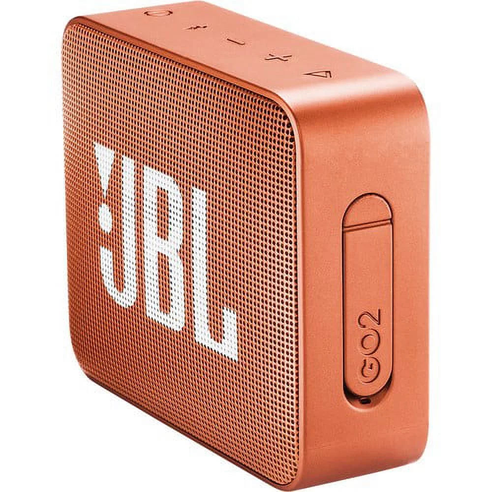 Portable - 2 Waterproof Orange JBL Bluetooth Speaker GO