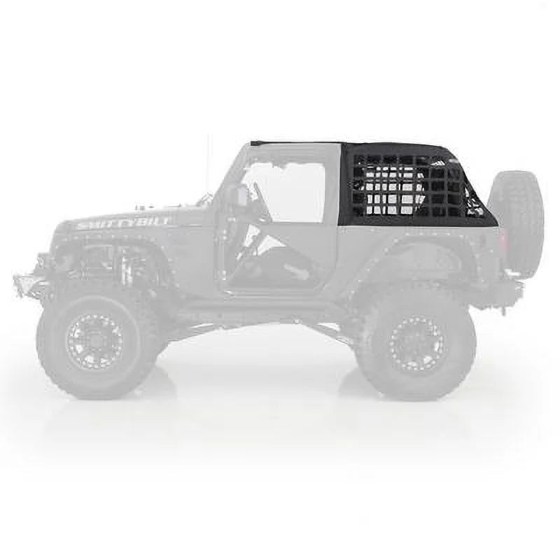 UNLIMITED, JEEP 571035 Black 2015-2018 System select: WRANGLER JEEP - Fits Cargo Smittybilt Diamond 2012-2014 WRANGLER Restraint