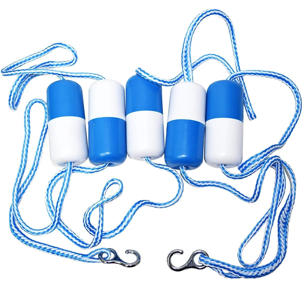 Pool 16" and Rope Swimming Blue Floats, Devil