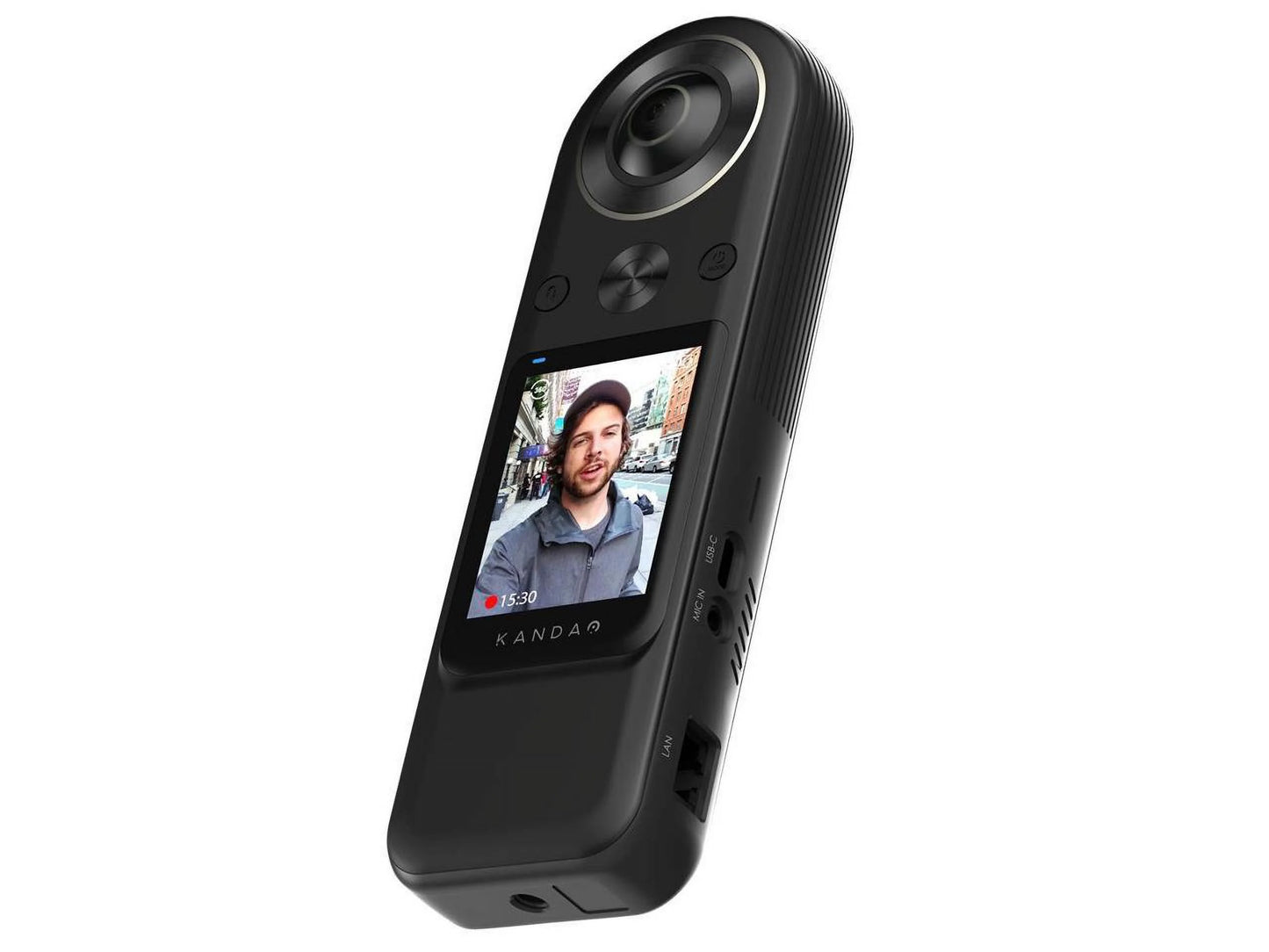 20.0 GB - 30 MP 8K 64 360������������������ - - black Kandao action - Wi-Fi - camera - - fps QooCam flash / Enterprise mountable 8K