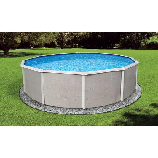 Pool GROUND Belize 27' 52" Round Products BlueWave ABOVE POOLS NB2530 Steel