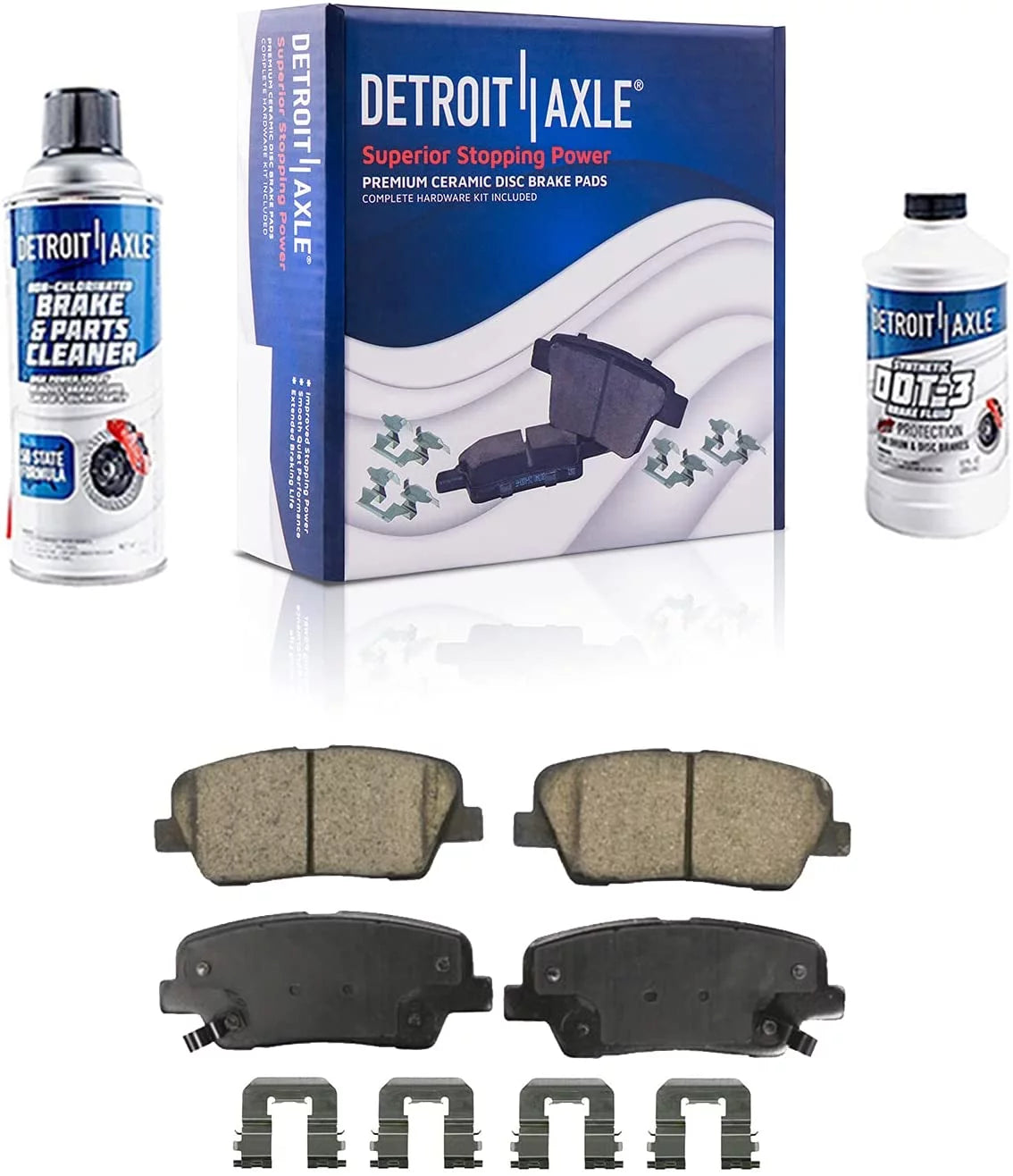 Detroit 4 2013 Ceramic 2012 11-14 Pads Axle Replacement 2010 Santa Hyundai Pads 2014 Brake 2010-2012 Fe, 2011 Rear Kia Front for Sorento, and - Brake