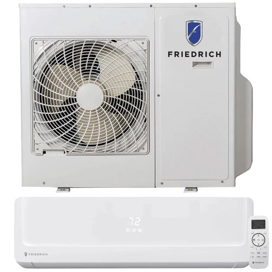 with 9000 and Pro Conditioner Pump BTU Heating Floating Floating 24000 Air Air Tri-Zone Heat Pro Friedrich BTU Split Air with Bundle Mini Air Conditioner Indoor