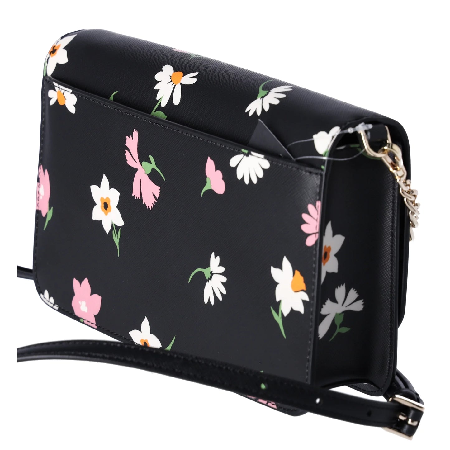 Spade Floral Crossbody KF441 Convertible Black Madison Kate Waltz Flap