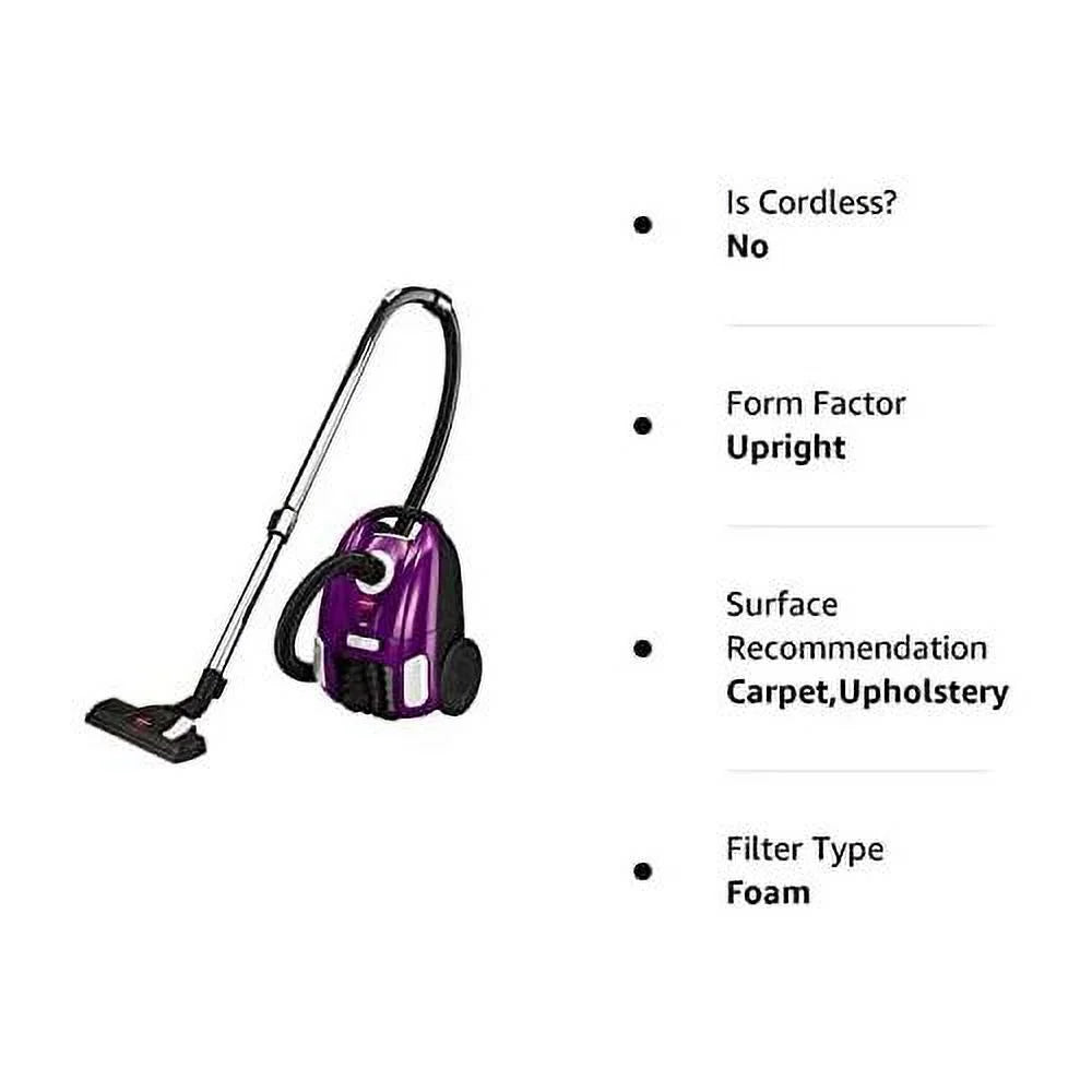 With Multi-Surface Cord Telescoping Suction Cleaner Wand, Cord Rewind Power Automatic Canister Extra Powerful Cleaning Nozzle, & With Upright Vacuum Lightweight Long